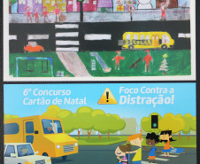 O vice-governador Darci Piana recebeu Eduardo Kuzeratzki, 7 anos, aluno do 1o ano da Escola Municipal Padre Antonio de Quitandinha, ganhou o 6o Concurso Cartão de Natal, na categoria Educação Infantil. Acompanharam: Sua mãe Daiana Suelen Kuzeratzki; o diretor da Escola do Detran/Pr, Mário Marques Guimarães Neto e a prefeita de Quitandinha, Maria Julia Wojcik.Curitiba, 28-11-19.Foto: Arnaldo Alves / AEN. 