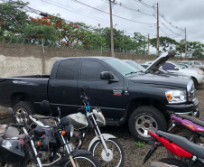 Leilões de veículos apreendidos arrecadam R$ 1,8 milhão.Foto:SESP