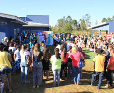 O secretário estadual do Desenvolvimento Urbano e de Obras Públicas, João Carlos Ortega, participou neste fim de semana da inauguração de ampliação de mais de 500 m2 de obras do antigo Centro de Convivência de Idosos. Foto: Gustavo Pontes/SEDU