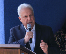O secretário estadual do Desenvolvimento Urbano e de Obras Públicas, João Carlos Ortega, participou neste fim de semana da inauguração de ampliação de mais de 500 m2 de obras do antigo Centro de Convivência de Idosos. Foto: Gustavo Pontes/SEDU