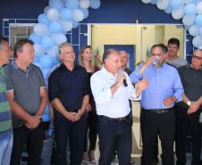O secretário estadual do Desenvolvimento Urbano e de Obras Públicas, João Carlos Ortega, participou neste fim de semana da inauguração de ampliação de mais de 500 m2 de obras do antigo Centro de Convivência de Idosos. Foto: Gustavo Pontes/SEDU