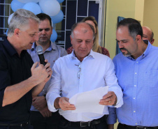 O secretário estadual do Desenvolvimento Urbano e de Obras Públicas, João Carlos Ortega, participou neste fim de semana da inauguração de ampliação de mais de 500 m2 de obras do antigo Centro de Convivência de Idosos. Foto: Gustavo Pontes/SEDU