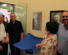 O secretário estadual do Desenvolvimento Urbano e de Obras Públicas, João Carlos Ortega, participou neste fim de semana da inauguração de ampliação de mais de 500 m2 de obras do antigo Centro de Convivência de Idosos. Foto: Gustavo Pontes/SEDU