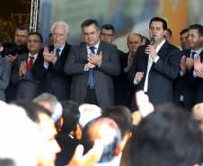 O governador Carlos Massa Ratinho Junior autorizou nesta terça-feira (3) o repasse de R$ 78 milhões para hospitais filantrópicos. Os recursos são destinados a obras (R$ 44,5 milhões) e equipamentos (R$ 33,5 milhões). É o maior pacote financeiro unificado da história às instituições, que atendem mais de 50% dos pacientes do Sistema Único de Saúde (SUS) no Paraná. Curitiba,03/12/2019 Foto:Jaelson Lucas / AEN
