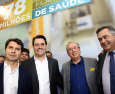 O governador Carlos Massa Ratinho Junior autorizou nesta terça-feira (3) o repasse de R$ 78 milhões para hospitais filantrópicos. Os recursos são destinados a obras (R$ 44,5 milhões) e equipamentos (R$ 33,5 milhões). É o maior pacote financeiro unificado da história às instituições, que atendem mais de 50% dos pacientes do Sistema Único de Saúde (SUS) no Paraná. Curitiba,03/12/2019 Foto:Jaelson Lucas / AEN