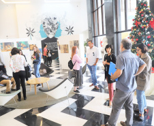 Foi aberta nesta terça-feira (03), na Biblioteca Púbica do Paraná, em Curitiba, a programação que marca o Dia Internacional dos Direitos Humanos, celebrado em 10 de dezembro. Nessa data, em 1948, a Assembleia Geral das Nações Unidas oficializou, em Paris, a Declaração Universal que este ano completa 71 anos. Foto:SEJUF