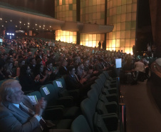 Na Semana Nacional do Turismo, o Paraná concorreu com projetos selecionados entre as Iniciativas de Destaque do Prêmio Nacional de Turismo. Ações de Foz do Iguaçu e de Guarapuava foram selecionadas entre mais de trezentos inscritos. A cerimônia de premiação aconteceui nesta quarta feira (04) em Belo Horizonte (MG).Foto: Edson Thomaz