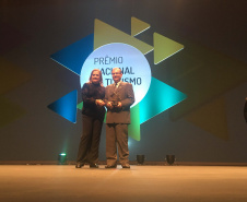 Na Semana Nacional do Turismo, o Paraná concorreu com projetos selecionados entre as Iniciativas de Destaque do Prêmio Nacional de Turismo. Ações de Foz do Iguaçu e de Guarapuava foram selecionadas entre mais de trezentos inscritos. A cerimônia de premiação aconteceui nesta quarta feira (04) em Belo Horizonte (MG).Foto: Edson Thomaz