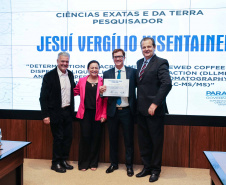 Entrega do 32º Prêmio Paranaense de Ciência e Tecnologia  no Palácio Iguaçu.   Curitiba, 04/12/2019 -  Foto: Geraldo Bubniak/AEN