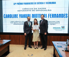 Entrega do 32º Prêmio Paranaense de Ciência e Tecnologia  no Palácio Iguaçu.   Curitiba, 04/12/2019 -  Foto: Geraldo Bubniak/AEN