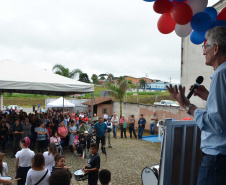 O secretário estadual da Agricultura e do Abastecimento, Norberto Ortigara, participou nesta quinta-feira (05) da inauguração do Armazém da Família em Campo Magro. Esta é a décima unidade implantada na Região Metropolitana de Curitiba, viabilizada por meio de parceria entre a Prefeitura da Capital, responsável pelo programa, e o município.Foto:SEAB
