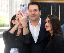 O governador Carlos Massa Ratinho Junior afirmou nesta quinta-feira (5) que a modernização do Estado passa pelo papel de fiscalização do Ministério Público do Paraná (MPPR) e pela construção de políticas conjuntas de atendimento social. Ele participou do Congresso Estadual do MPPR e de uma sessão plenária sobre planejamento estratégico do órgão, que acontecem em Curitiba.Foto Gilson Abreu/AEN