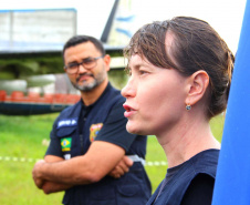 A Polícia Científica do Paraná realizou quinta-feira (5), no Aeroporto Internacional Afonso Pena, em São José dos Pinhais, um simulado para avaliação das práticas abordadas no curso de Perícia em Local de Desastres em Massa - Identificação de Vítimas de Desastres (DVI). A aula em campo contou com o apoio da Infraero e do grupo Tigre da Polícia Civil. O curso foi encerrado na manhã desta sexta-feira (06).Foto:SESP