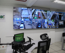 O Governador Carlos Massa Ratinho Junior e o ministro da Justiça e Segurança Pública, Sergio Moro, inauguram nesta segunda-feira (16),  em Foz do Iguaçu, as operações do Fronteira Tech  na Ponte Internacional da Amizade, que liga Foz do Iguaçu/PR à Ciudad del Este/PY. A iniciativa promover o uso de tecnologias digitais com foco na segurança pública. Foz do Iguaçu, 16/12/2019 -  Foto: Geraldo Bubniak/AEN