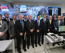 O Governador Carlos Massa Ratinho Junior e o ministro da Justiça e Segurança Pública, Sergio Moro, inauguram nesta segunda-feira (16),  em Foz do Iguaçu, as operações do Fronteira Tech  na Ponte Internacional da Amizade, que liga Foz do Iguaçu/PR à Ciudad del Este/PY. A iniciativa promover o uso de tecnologias digitais com foco na segurança pública. Foz do Iguaçu, 16/12/2019 -  Foto: Geraldo Bubniak/AEN