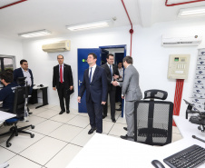 O Governador Carlos Massa Ratinho Junior e o ministro da Justiça e Segurança Pública, Sergio Moro, inauguram nesta segunda-feira (16),  em Foz do Iguaçu, as operações do Fronteira Tech  na Ponte Internacional da Amizade, que liga Foz do Iguaçu/PR à Ciudad del Este/PY. A iniciativa promover o uso de tecnologias digitais com foco na segurança pública. Foz do Iguaçu, 16/12/2019 -  Foto: Geraldo Bubniak/AEN