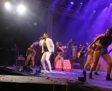 10/01/2020  Guaratuba, no Parque de Eventos, o cantor de funk Jerry Smith, que está entre os artistas mais tocados nas rádios do País no ano passado.Foto Gilson Abreu