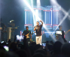 10/01/2020  Guaratuba, no Parque de Eventos, o cantor de funk Jerry Smith, que está entre os artistas mais tocados nas rádios do País no ano passado.Foto Gilson Abreu