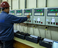 Janeiro é mês em que a produção se desenvolve no campo e a empresa pública Portos do Paraná aproveita para fazer manutenções e se preparar para movimentar a produção quando chegar o período de safra. Os silos públicos e as estruturas de uso comum aos terminais operadores do Corredor de Exportação do Porto de Paranaguá passam por uma revisão para operar a todo vapor, em 2020.Foto: Claudio Neves/Portos do Paraná