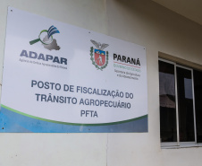 ADAPAR - Posto de Fiscalização de Trânsito Agropecuário. Barracão, 15/01/2020 -  Foto: Geraldo Bubniak/AEN