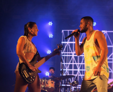 Show de Jerry Smith reúne mais de 20 mil em Matinhos. Foto:SESP
