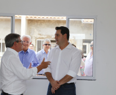 O governador Carlos Massa Ratinho Junior entrega 200 casas a famílias de Jaguariaíva.  Foto: Gilson Abreu/AEN