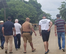 Polícia Civil participa de ação comunitária em Guaratuba. Foto: Polícia Civil