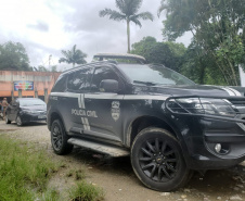 Polícia Civil participa de ação comunitária em Guaratuba. Foto: Polícia Civil