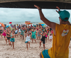 Em um mês de operação, o Verão Maior 2019/2020 apresentou a maior programação de entretenimento do litoral do estado da história. Cerca de 90 mil pessoas alcançadas pelos shows do Palco Verão Maior, além de outras milhares beneficiadas com mais serviços de saúde, segurança, saneamento e lazer.Foto: Esporte Paraná