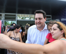 O Governador Carlos Massa Ratinho Junior inaugura nesta sexta-feira (24) a Delegacia Cidadã de Paranaguá, no Litoral. O novo prédio conta com toda estrutura adequada para atendimento ao público, com sala de plantão, investigação, cartório e demais departamentos administrativos. Os investimentos ultrapassam R$ 5 milhões.Paranaguá, 24/01/2020 -  Foto: Geraldo Bubniak/AEN