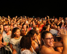 Show de Alexandre Pires em Matinhos nesta sexta-feira (24). O show é gratuitos e faz parte da programação cultural do Verão Maior e são promovidos pelo Governo do Estado em parceria com a Renault do Brasil.    Matinhos, 24/01/2020 -  Foto: Geraldo Bubniak/AEN
