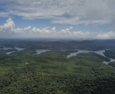 A cidade de Piraquara guarda uma riqueza incalculável para boa parte da população da Região Metropolitana de Curitiba: a sua principal fonte de água ou os chamados Mananciais da Serra. Eles são parte de uma Área de Preservação Ambiental (APA) e compõem o Parque Estadual Pico do Marumbi e o Roteiro Caminho Trentino de Piraquara, que são atrações especiais e pouco conhecidas do verão paranaense. Foto: José Fernando Ogura/AEN