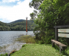 A cidade de Piraquara guarda uma riqueza incalculável para boa parte da população da Região Metropolitana de Curitiba: a sua principal fonte de água ou os chamados Mananciais da Serra. Eles são parte de uma Área de Preservação Ambiental (APA) e compõem o Parque Estadual Pico do Marumbi e o Roteiro Caminho Trentino de Piraquara, que são atrações especiais e pouco conhecidas do verão paranaense. Foto: José Fernando Ogura/AEN