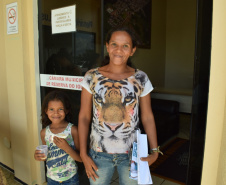Na casa de Doralice Furquin da Rocha moram ela e os seis filhos: “Nunca tive caixa-d'água”. Foto:Sanepar
