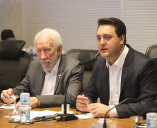 O governador Carlos Massa Ratinho Junior participa da reunião semanal com o secretariado.
Curitiba, 04-02-20.
Foto: Arnaldo Alves / AEN.