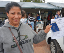 A ação encaminhou mais de 700 pessoas para vagas de empregos, e registrou cerca de 200 agendamentos para emissão da carteira de identidade nesta sexta-feira (07).
Foto: SEJUF