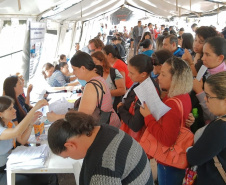 A ação encaminhou mais de 700 pessoas para vagas de empregos, e registrou cerca de 200 agendamentos para emissão da carteira de identidade nesta sexta-feira (07).
Foto: SEJUF