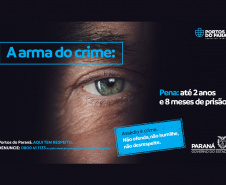 Campanha é voltada ao público interno, colaboradores próprios e de empresas que atuam nos portos de Paranaguá e Antonina. Objetivo é conscientizar sobre a importância do respeito no ambiente portuário.