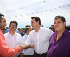 Cerca de 1.100 estudantes do Ensino Fundamental e Ensino Médio, de Sarandi, Noroeste do Paraná, são beneficiados com a nova estrutura da Escola Estadual Vereador Luiz Zanchim, inaugurada nesta sexta-feira (14), pelo governador Carlos Massa Ratinho Junior.  -  Sarandi, 14/02/2020  -  Foto: Jaelson Lucas/AEN