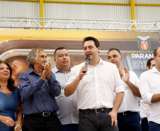 Cerca de 1.100 estudantes do Ensino Fundamental e Ensino Médio, de Sarandi, Noroeste do Paraná, são beneficiados com a nova estrutura da Escola Estadual Vereador Luiz Zanchim, inaugurada nesta sexta-feira (14), pelo governador Carlos Massa Ratinho Junior.  -  Sarandi, 14/02/2020  -  Foto: Jaelson Lucas/AEN