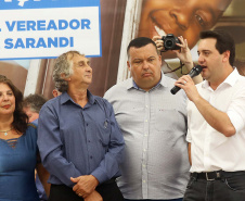 Cerca de 1.100 estudantes do Ensino Fundamental e Ensino Médio, de Sarandi, Noroeste do Paraná, são beneficiados com a nova estrutura da Escola Estadual Vereador Luiz Zanchim, inaugurada nesta sexta-feira (14), pelo governador Carlos Massa Ratinho Junior.  -  Sarandi, 14/02/2020  -  Foto: Jaelson Lucas/AEN