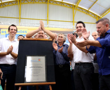 Cerca de 1.100 estudantes do Ensino Fundamental e Ensino Médio, de Sarandi, Noroeste do Paraná, são beneficiados com a nova estrutura da Escola Estadual Vereador Luiz Zanchim, inaugurada nesta sexta-feira (14), pelo governador Carlos Massa Ratinho Junior.  -  Sarandi, 14/02/2020  -  Foto: Jaelson Lucas/AEN