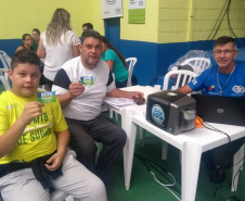 A primeira feira de serviços - Paraná Cidadão de 2020 realizado em Fazenda Rio Grande, Região Metropolitana de Curitiba, atendeu centenas de pessoas no Ginásio de Esportes da Escola Municipal 26 de Janeiro (CAIC), no bairro Nações.  -  Fazenda Rio Grande, 14/02/2020  -  Foto: Divulgação SEJUF