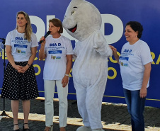 A Secretaria de Estado da Saúde promoveu neste sábado (15), em parceria com o Ministério da Saúde e as secretarias municipais, o dia D de mobilização da Campanha Nacional de Vacinação contra Sarampo.   -  Curitiba, 15/02/2020  -  Foto: Divulgação SESA