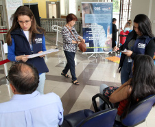Pesquisa de Satisfação CGE. FOTO:ARI DIAS/AEN