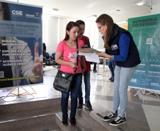 Pesquisa de Satisfação CGE. FOTO:ARI DIAS/AEN
