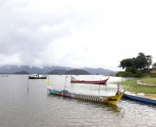 Ponta da Pita, em Antonina, litoral do Paraná.Antonina, 18-01-20.Foto: Arnaldo Alves / AEN.