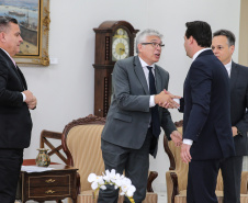 O Governador Carlos Massa Ratinho Junior participa nesta segunda-feira (17),  da solenidade para o pagamento de precatórios preferenciais a credores que participaram das rodadas de negociação promovidas pelo TJPR no ano passado.   Curitiba, 04/02/2020 - Foto: Geraldo Bubniak/AEN