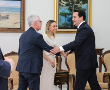 O Governador Carlos Massa Ratinho Junior participa nesta segunda-feira (17),  da solenidade para o pagamento de precatórios preferenciais a credores que participaram das rodadas de negociação promovidas pelo TJPR no ano passado.   Curitiba, 04/02/2020 - Foto: Geraldo Bubniak/AEN