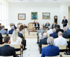 O Governador Carlos Massa Ratinho Junior participa nesta segunda-feira (17),  da solenidade para o pagamento de precatórios preferenciais a credores que participaram das rodadas de negociação promovidas pelo TJPR no ano passado.   Curitiba, 04/02/2020 - Foto: Rodrigo Félix Leal/AEN